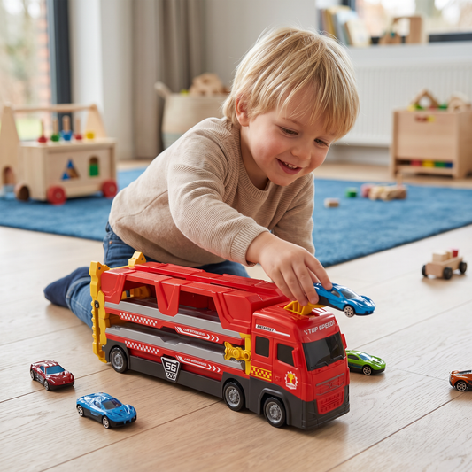Autoracebaan Speeltruck Voor Kinderen
