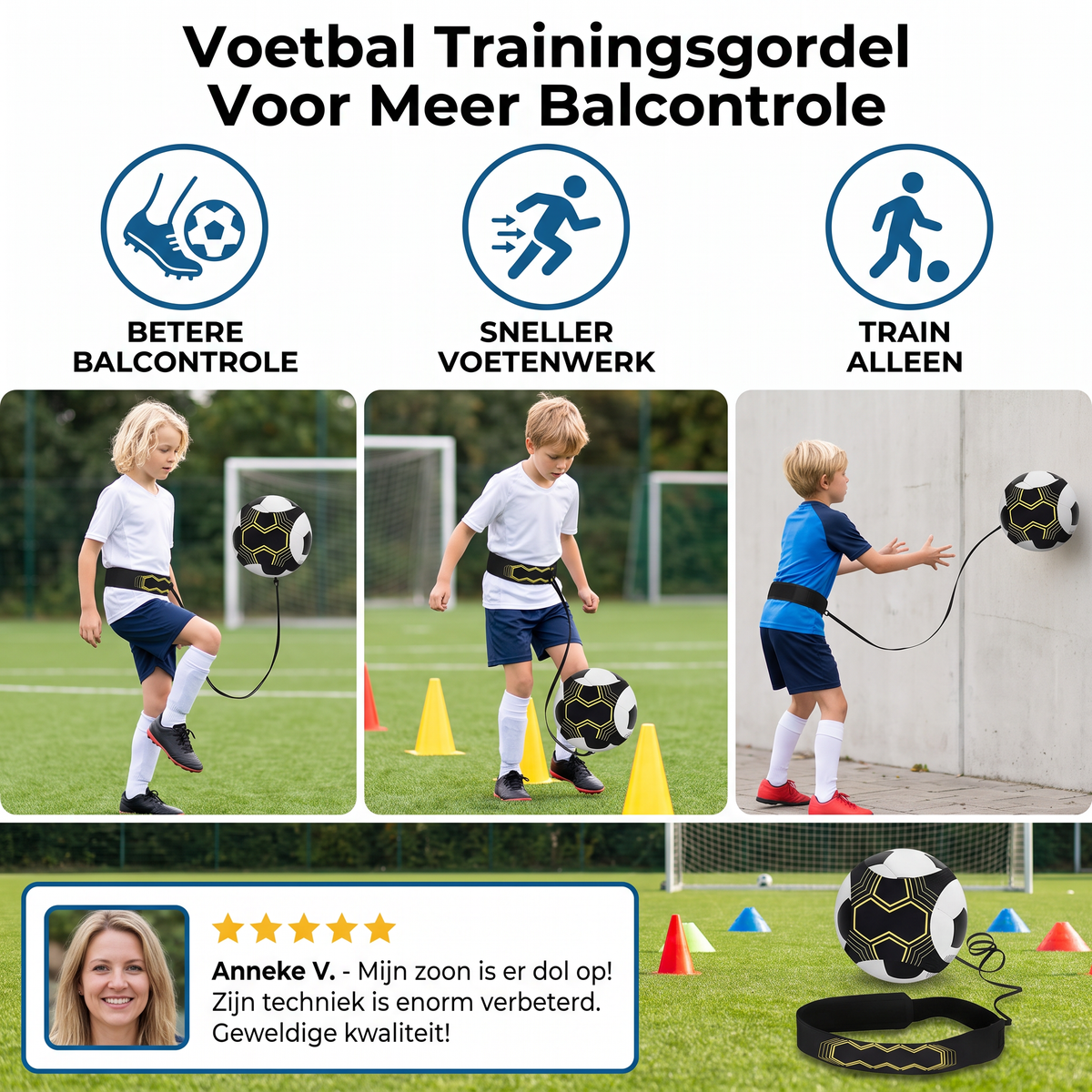 Voetbal Trainingsgordel Voor Meer Balcontrole