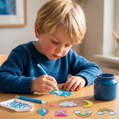 Diamantstickers voor kinderen