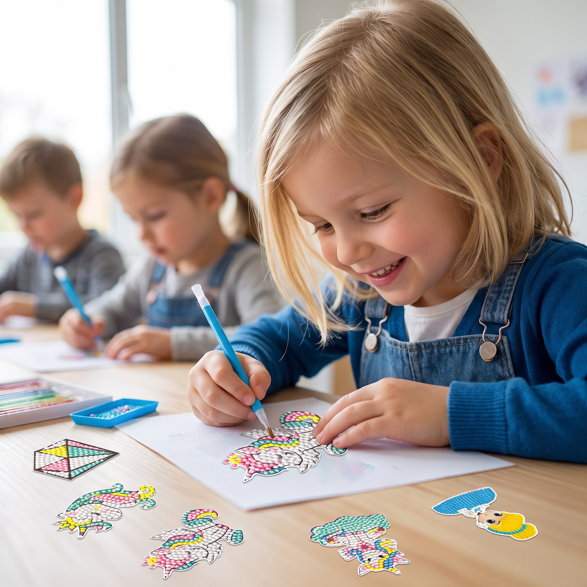 Diamantstickers voor kinderen