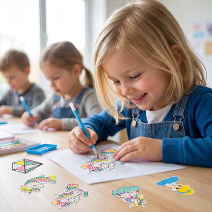 Diamantstickers voor kinderen