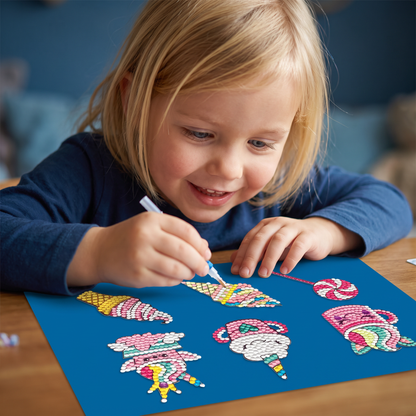 Diamantstickers voor kinderen