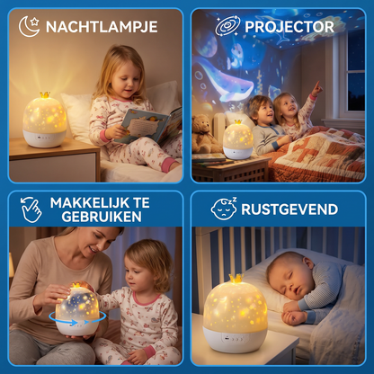 2-in-1 Kinder Nachtlampje en Projector