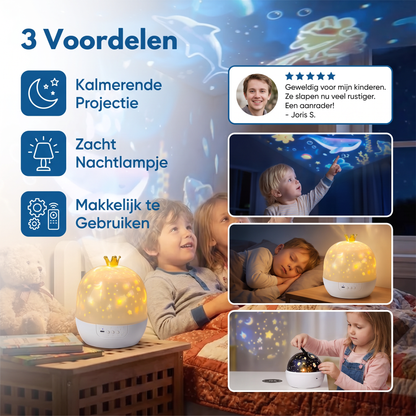 2-in-1 Kinder Nachtlampje en Projector