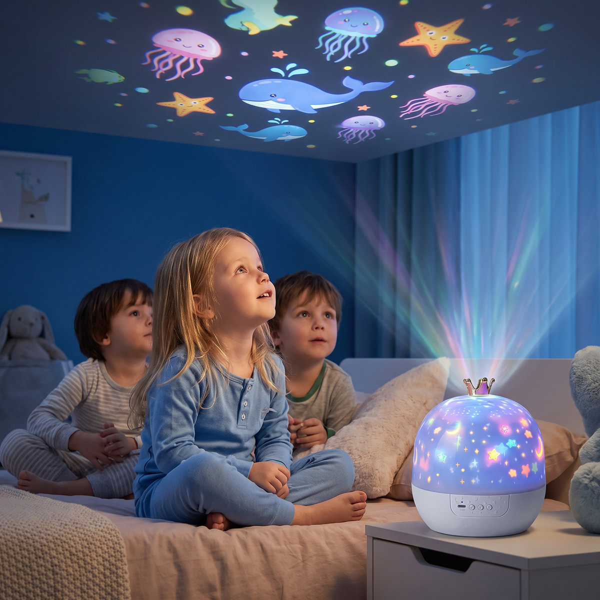 2-in-1 Kinder Nachtlampje en Projector