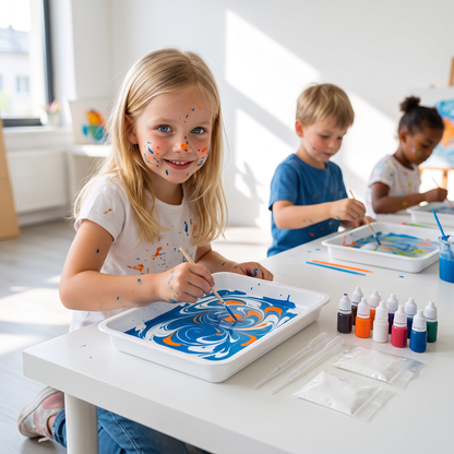 Creatieve Marmer-Waterverfset