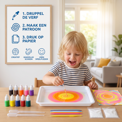 Creatieve Marmer-Waterverfset