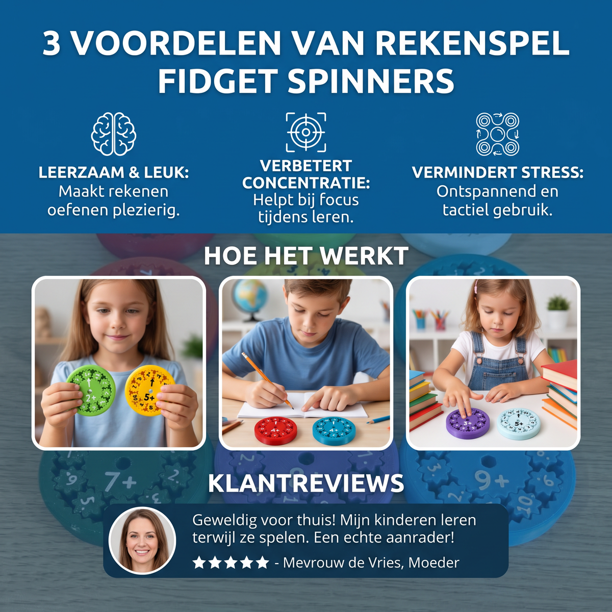 Rekenspel Fidget Spinner