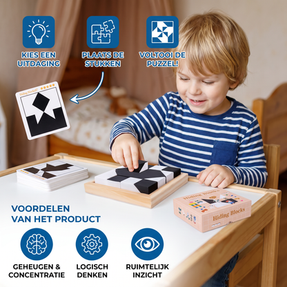 Tweekleurig Logisch Puzzelspel in Zakformaat