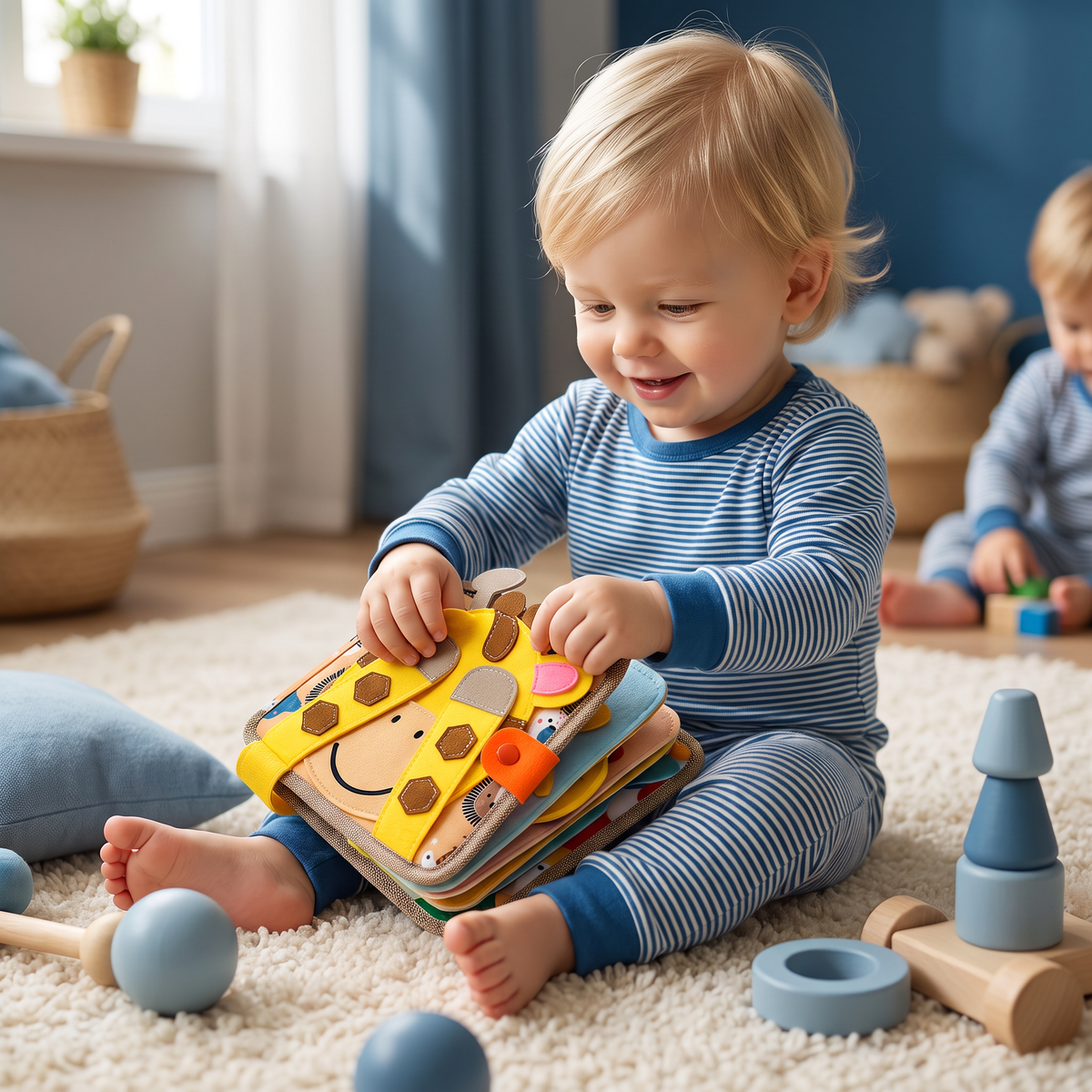 Montessori Sensorisch Verhalenboek Met Giraffen