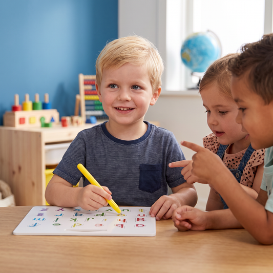 Educatief Magnetisch Schrijf- En Tekenbord Met Kogeltjes