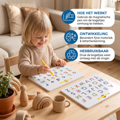 Educatief Magnetisch Schrijf- En Tekenbord Met Kogeltjes