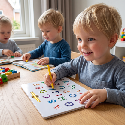Educatief Magnetisch Schrijf- En Tekenbord Met Kogeltjes