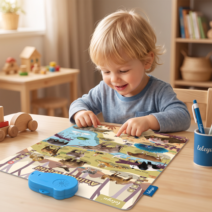 Pratende Engelse Leertafel Voor Kinderen