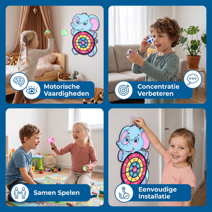 Schattig Dartwerpspel Voor Kinderen