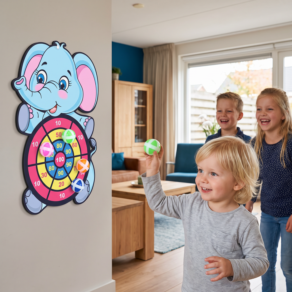 Schattig Dartwerpspel Voor Kinderen