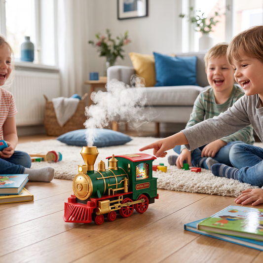 Intelligente Kinderstoomlocomotief met Echte Stoom