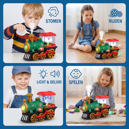 Intelligente Kinderstoomlocomotief met Echte Stoom
