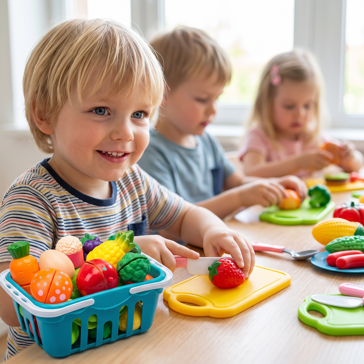 Speelset voor het Snijden van Groenten en Fruit