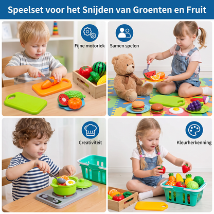Speelset voor het Snijden van Groenten en Fruit