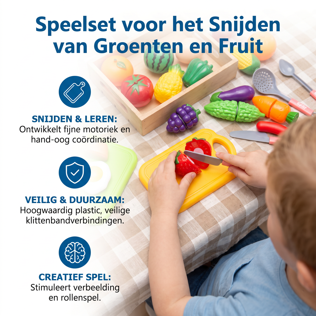 Speelset voor het Snijden van Groenten en Fruit