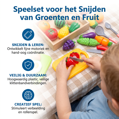 Speelset voor het Snijden van Groenten en Fruit