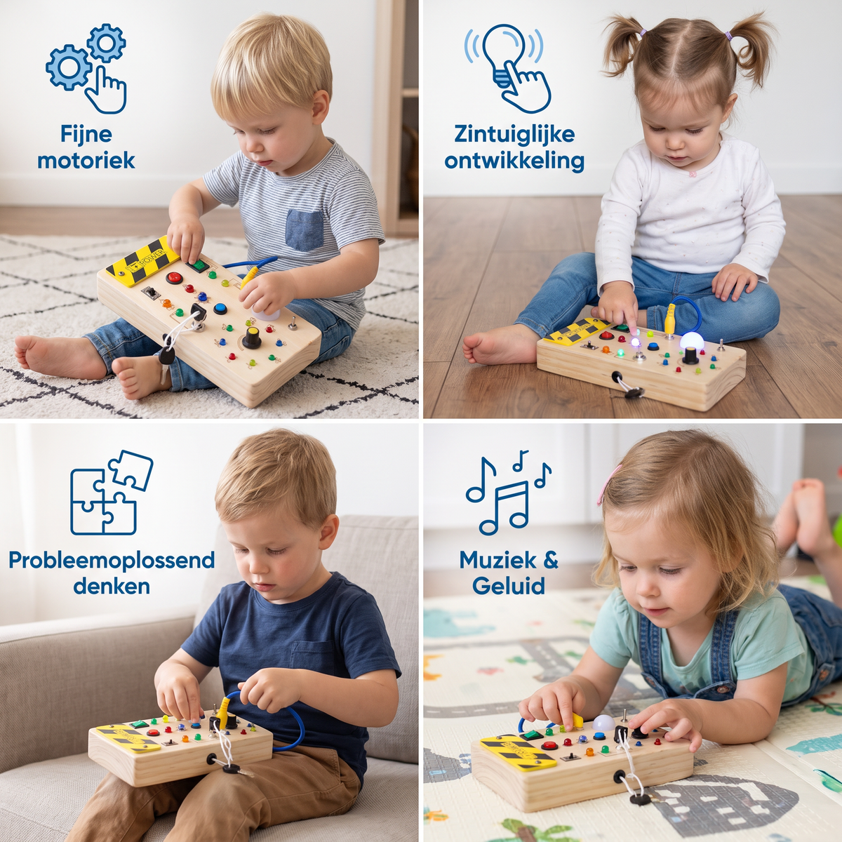 Montessori Houten Bezigheidsbord