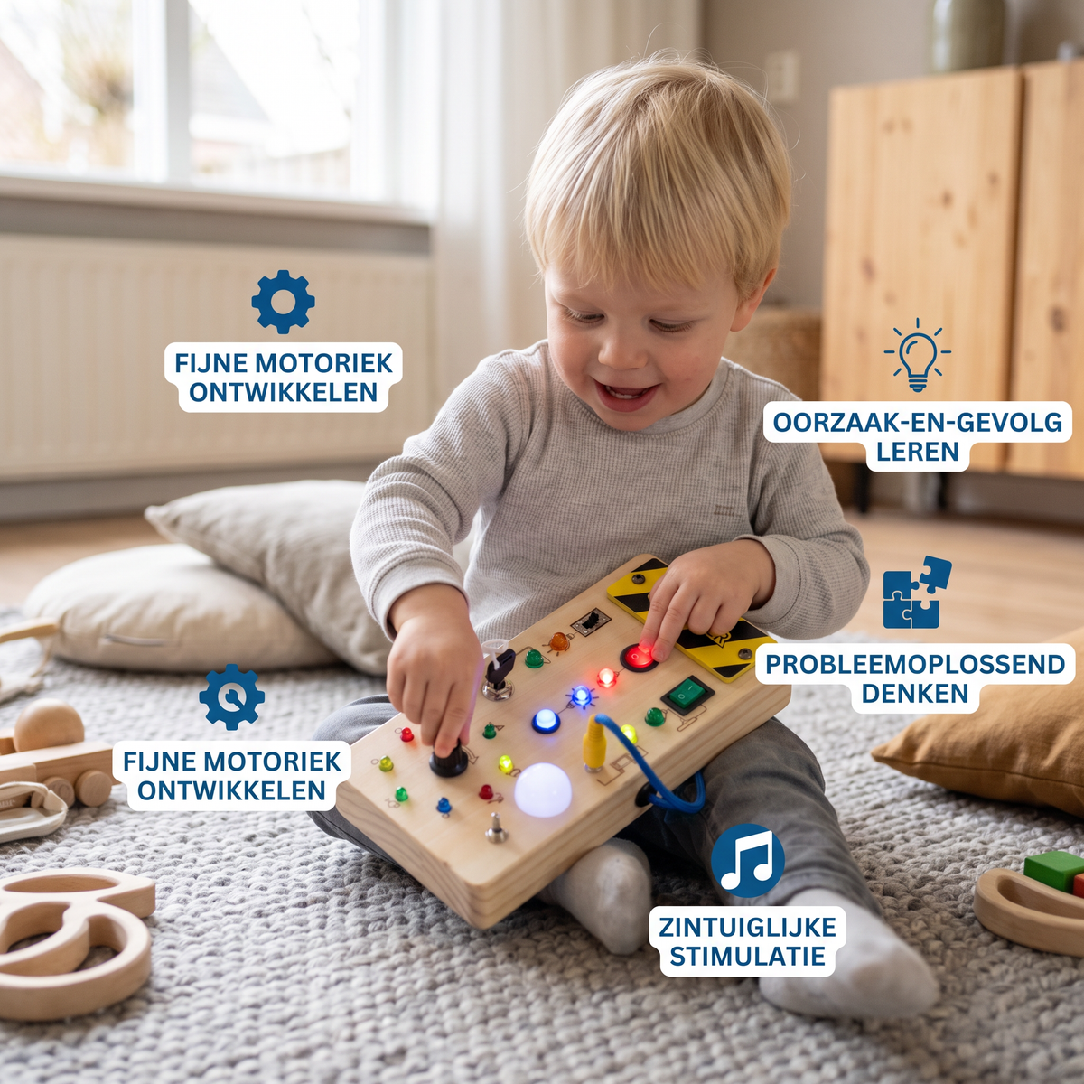 Montessori Houten Bezigheidsbord