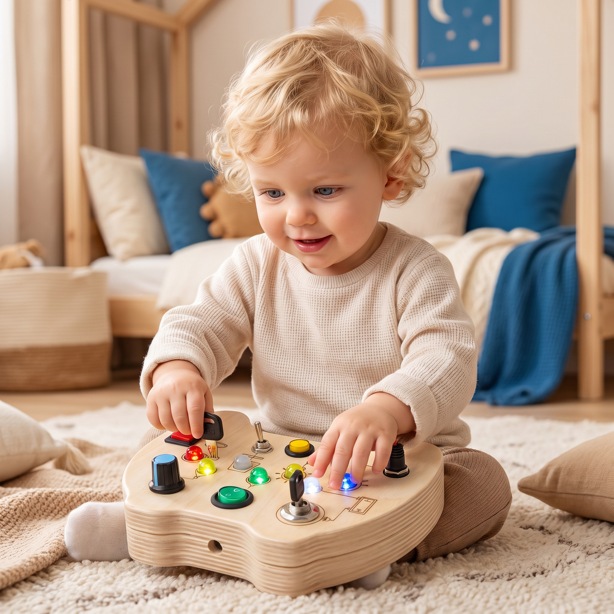 Montessori Houten Bezigheidsbord