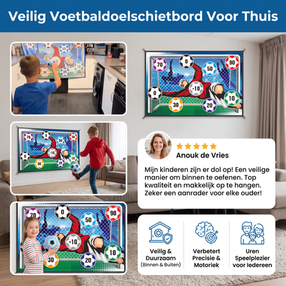 Veilig Voetbaldoelschietbord Voor Thuis