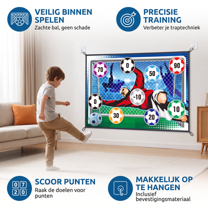 Veilig Voetbaldoelschietbord Voor Thuis