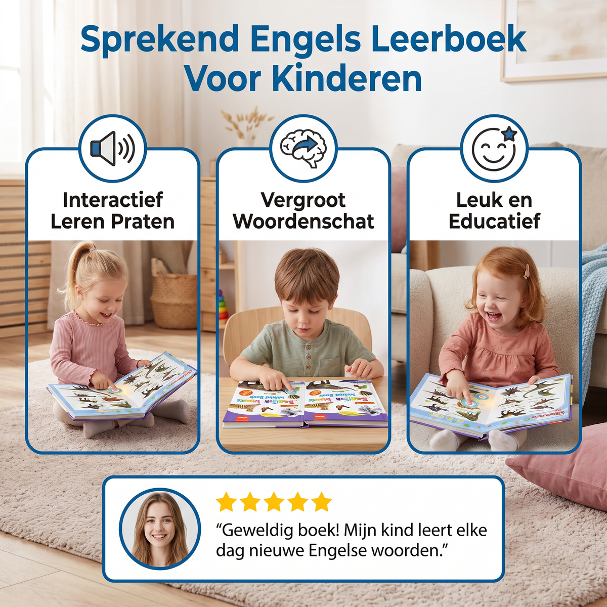 Sprekend Engels Leerboek Voor Kinderen