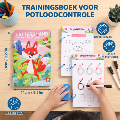 Trainingsboek Voor Potloodcontrole Voor Kinderen