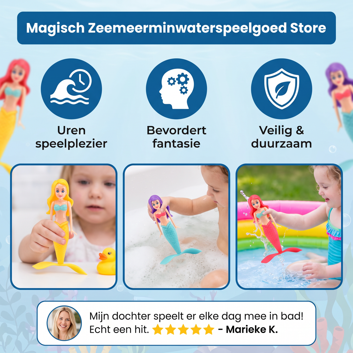 Magisch Zeemeerminwaterspeelgoed