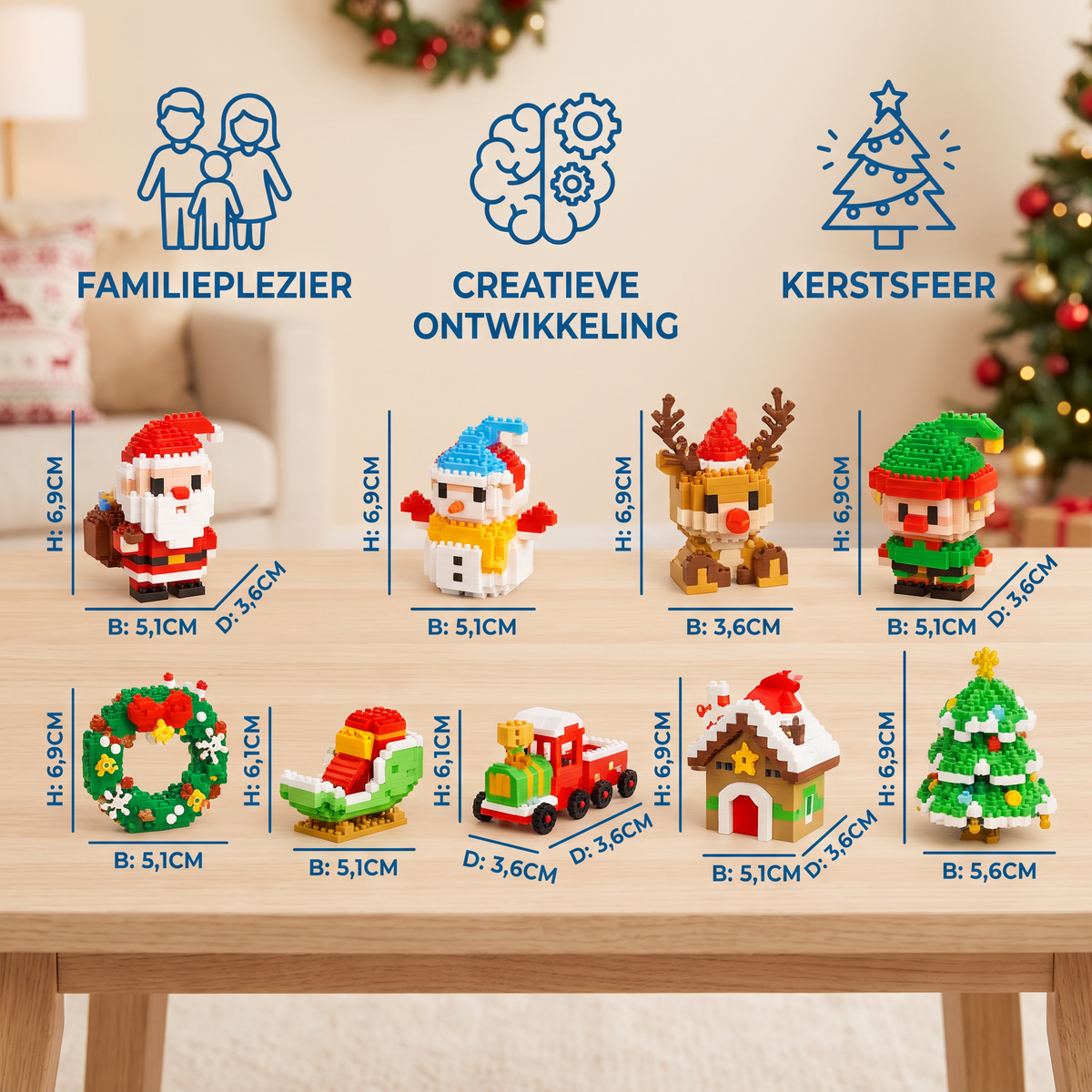 Creatieve Bouwstenen Voor Kerstfiguren – Plezier Voor Het Hele Gezin