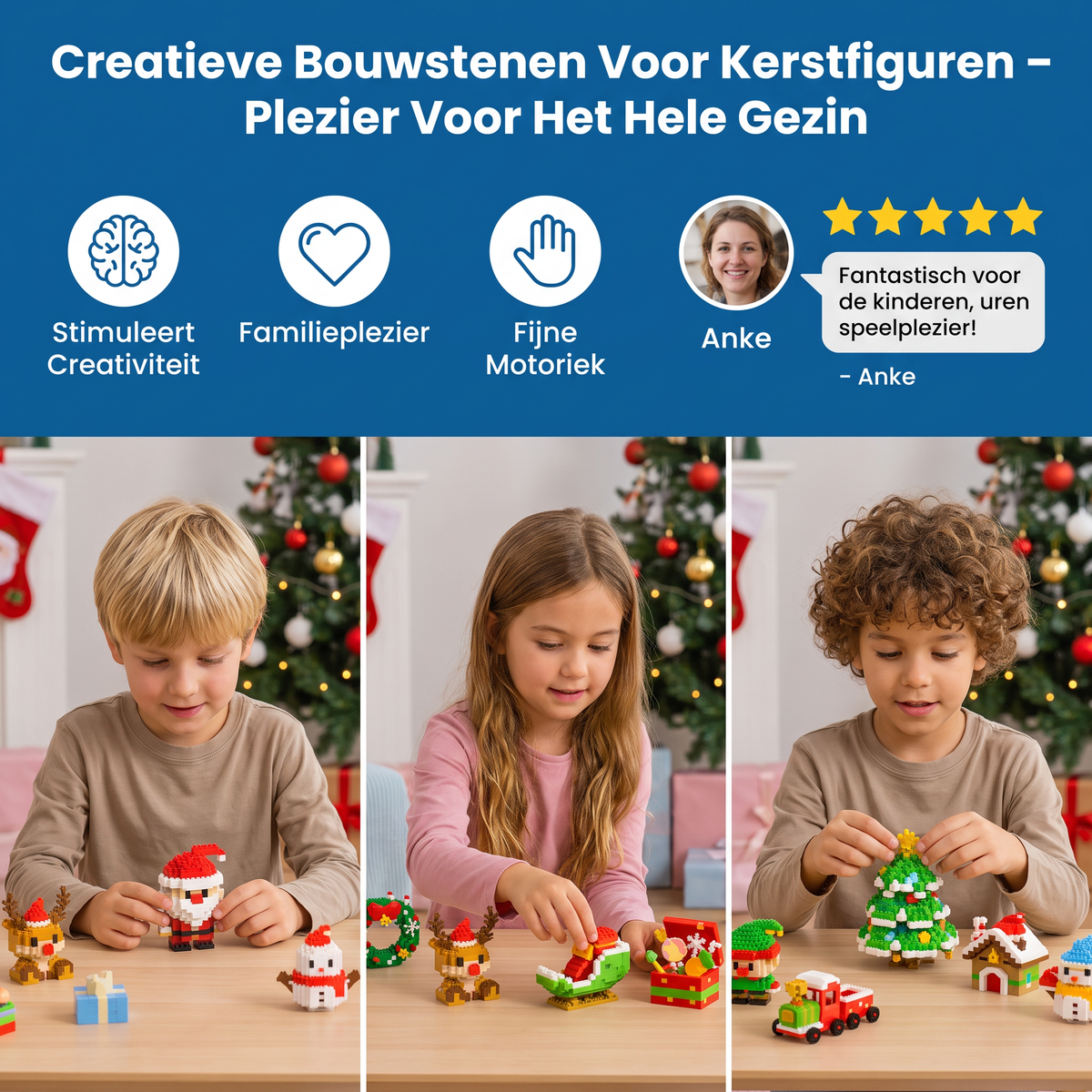 Creatieve Bouwstenen Voor Kerstfiguren – Plezier Voor Het Hele Gezin