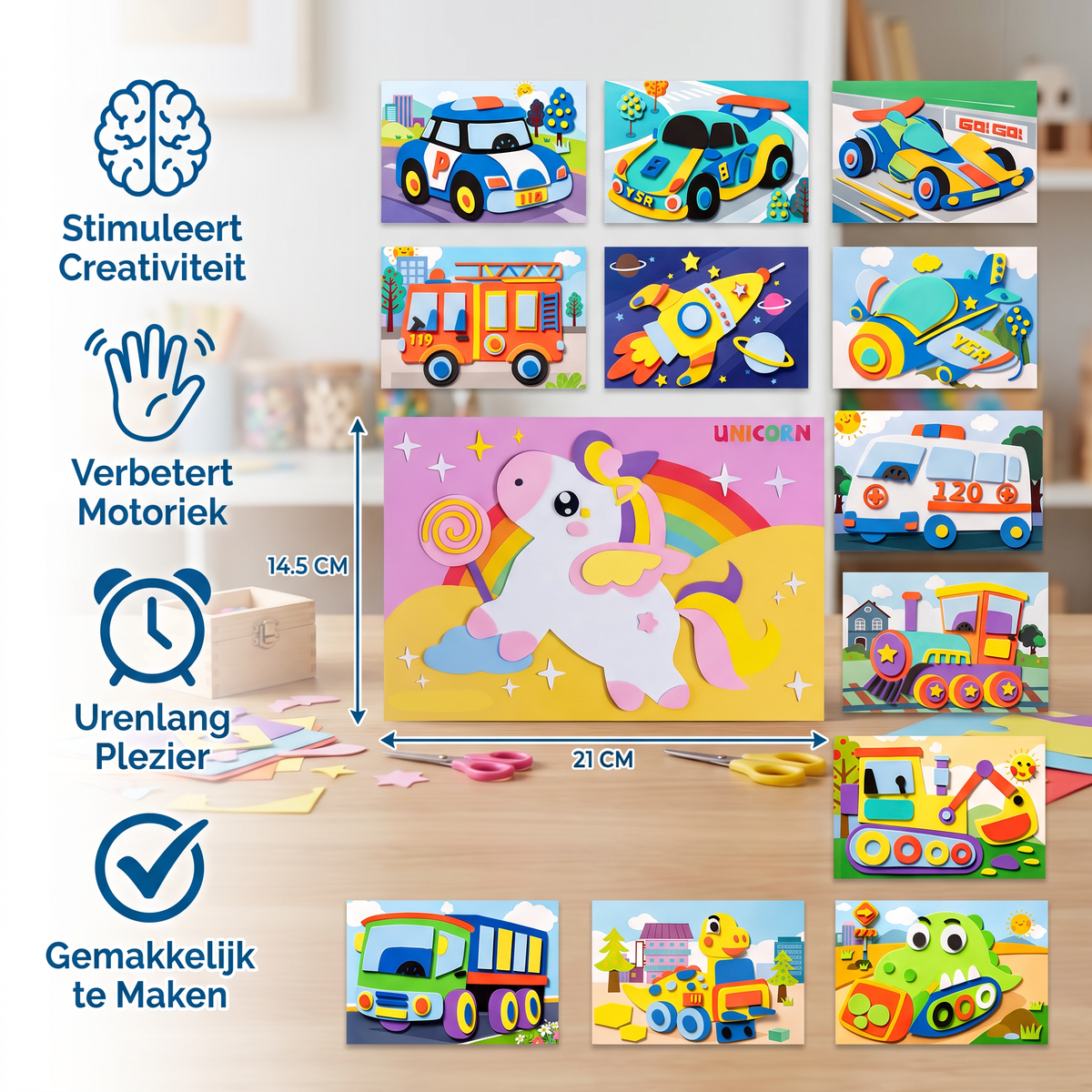 Creatieve Knutselset Met Stickers Voor Kinderen