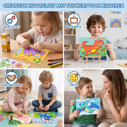 Creatieve Knutselset Met Stickers Voor Kinderen