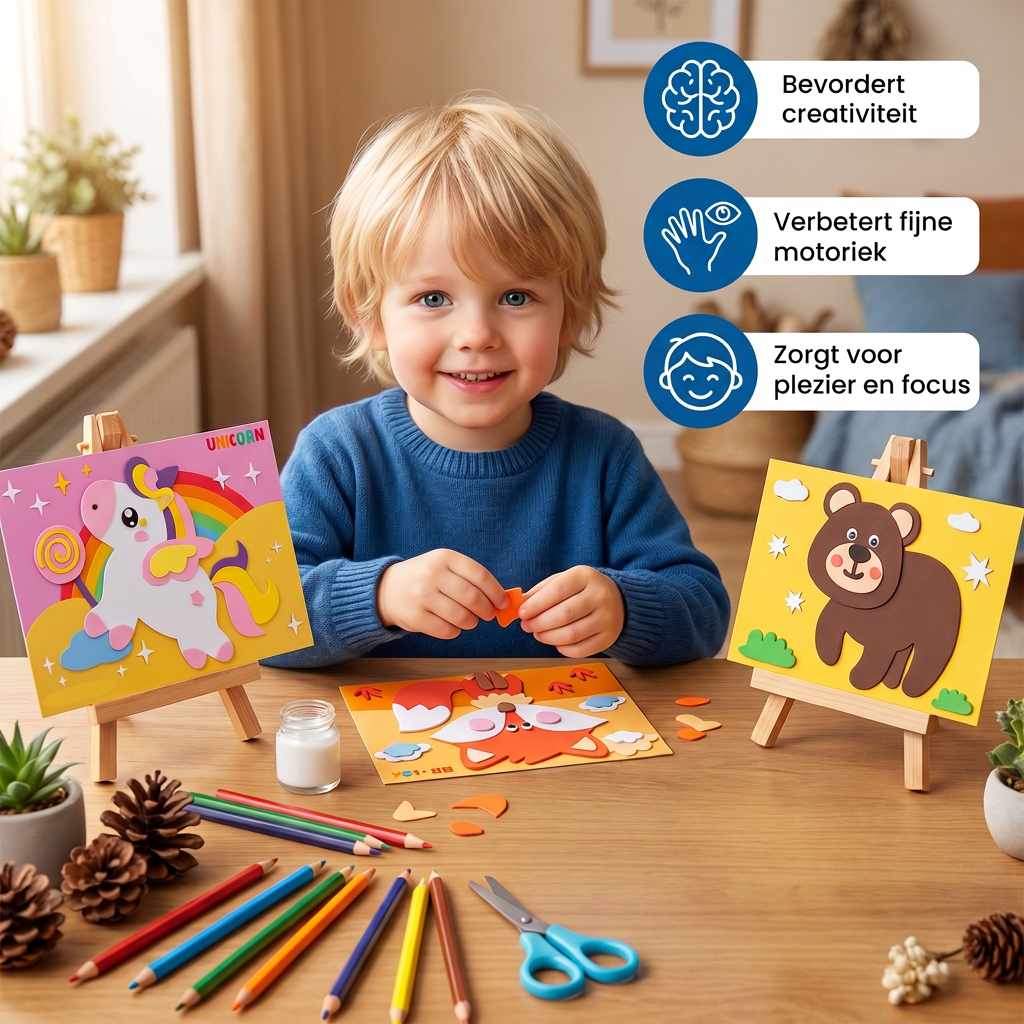 Creatieve Knutselset Met Stickers Voor Kinderen