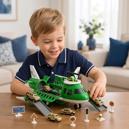 Vliegtuig- en Voertuigenset