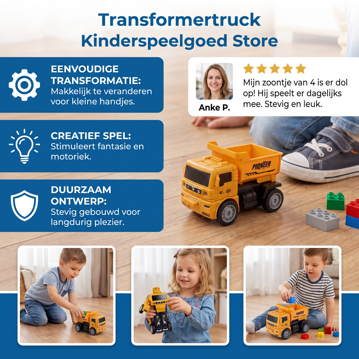 Transformertruck Kinderspeelgoed