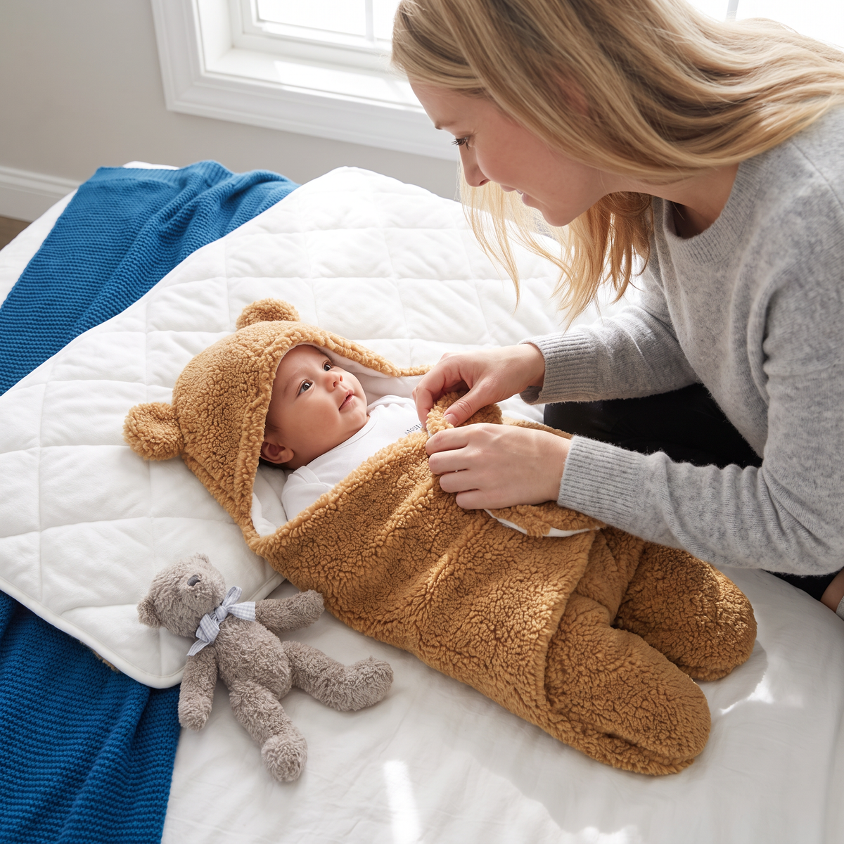 Babydeken en Pyjama in Berenstijl