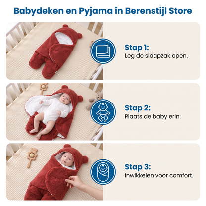 Babydeken en Pyjama in Berenstijl