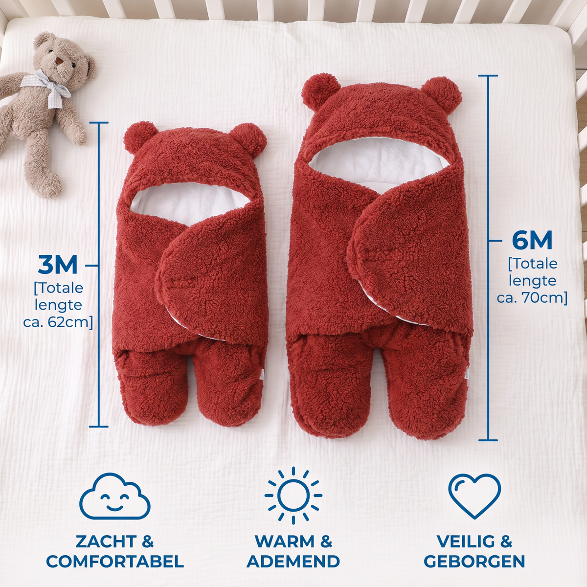 Babydeken en Pyjama in Berenstijl