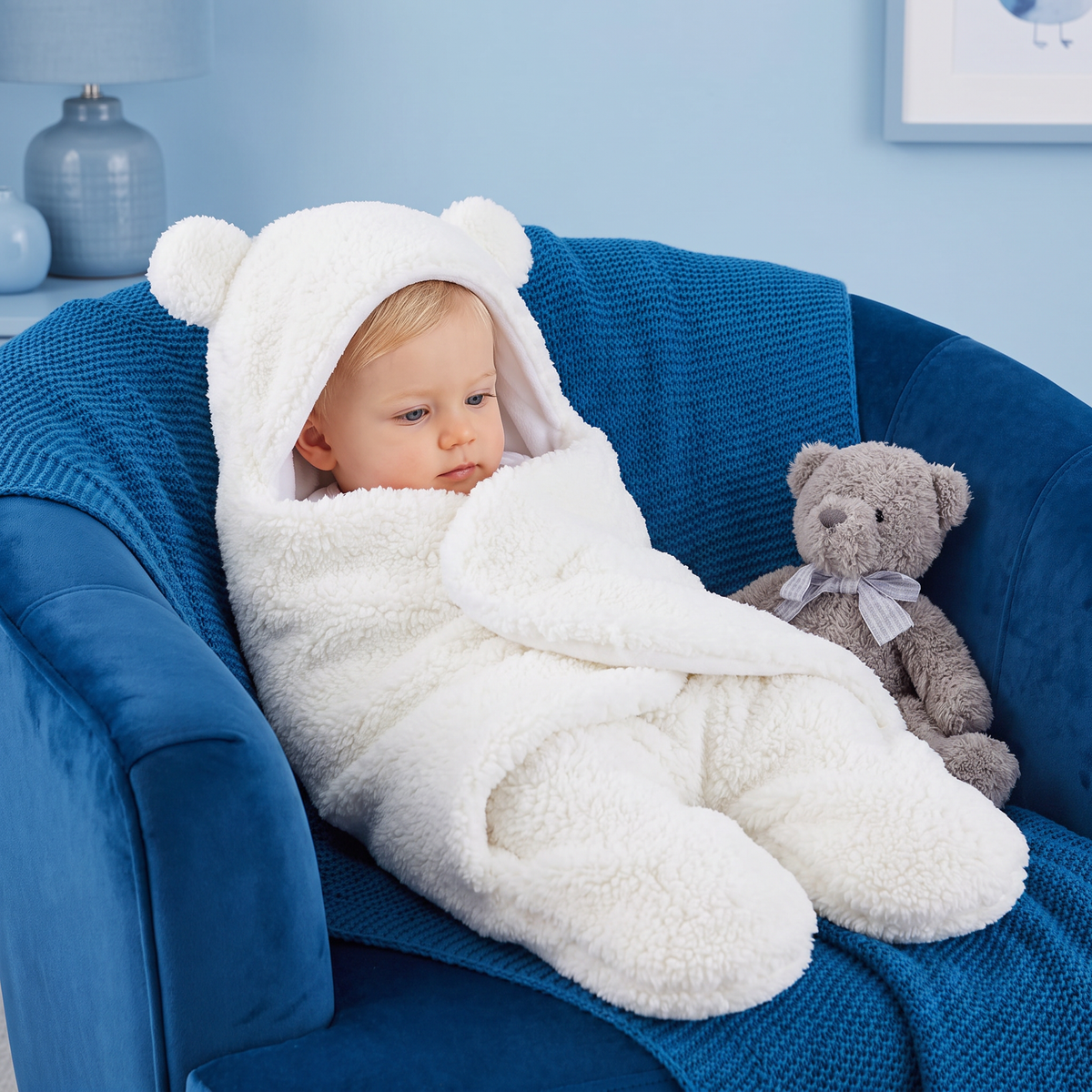 Babydeken en Pyjama in Berenstijl