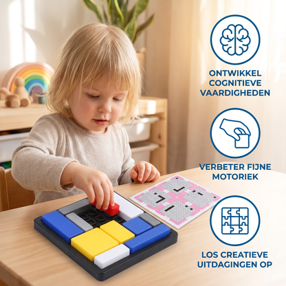 Creatief Geometrisch Blokpuzzelspel