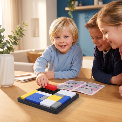 Creatief Geometrisch Blokpuzzelspel