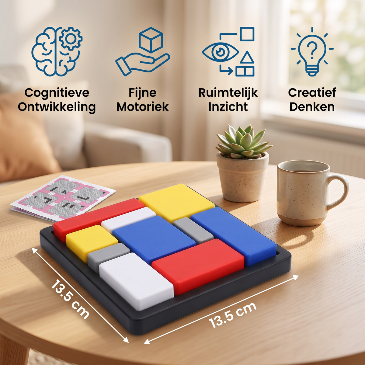Creatief Geometrisch Blokpuzzelspel