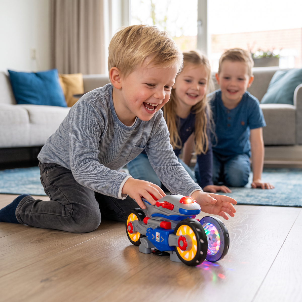 Lichtgevende en Dansende Muziekmotor