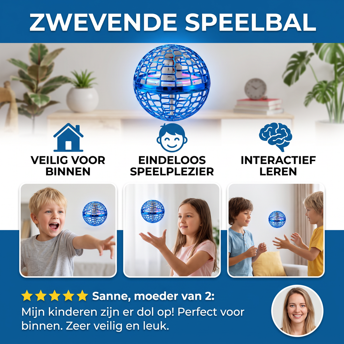 Zwevende Speelbal